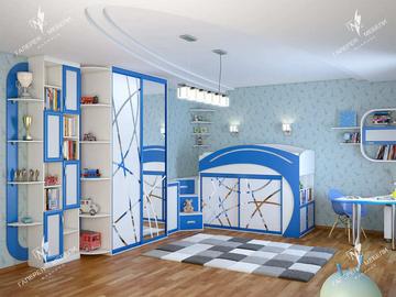 Детская комната и детская мебель для мальчика на заказ в Москве